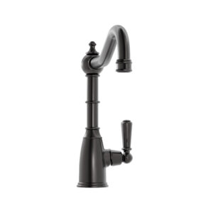 Stanton Single Lever Blackened Brass Monobloc Tap with Metal Handles