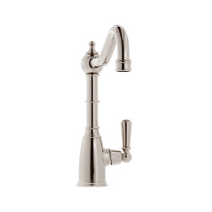Stanton Single Lever Polished Nickel Monobloc Tap with Metal Handles