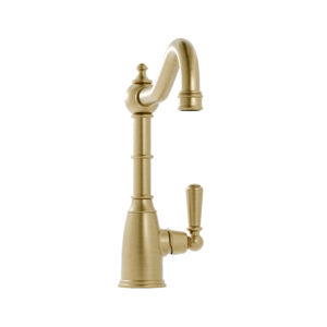Stanton Single Lever Old English Brass Monobloc Tap with Metal Handles
