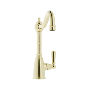 Stanton Single Lever Polished Gold Monobloc Tap with Metal Handles