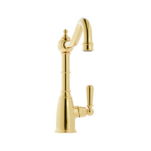 Stanton Single Lever Polished Brass Monobloc Tap with Metal Handles