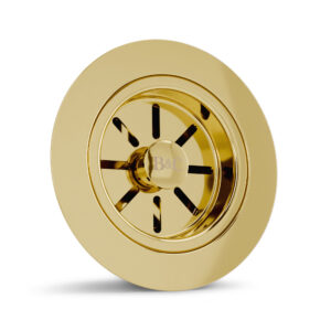 1.5" Polished Brass Contemporary Waste