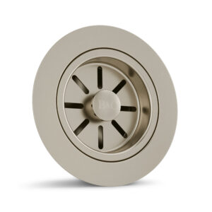 1.5" Pewter Contemporary Waste