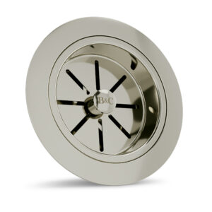 3.5" Polished Nickel Contemporary Waste