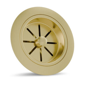 3.5" Old English Brass Contemporary Waste